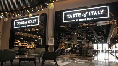 Taste of Italy in Dubai's Galleria Mall. Courtesy Taste Of Italy