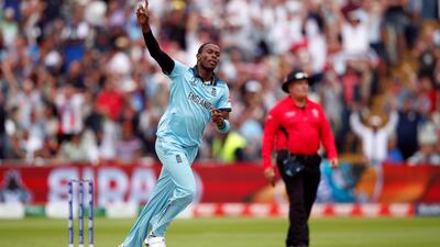 Jofra Archer (fast bowler, England): He is possibly the most exciting fast bowler to emerge in world cricket. He took 20 wickets in just 11 ODIs in the tournament, which means he must think international cricket is a cakewalk. Throughout the World Cup, he has bowled menacingly fast, rattling the helmets of Hashim Amla and Alex Carey along the way. The character he showed in Sunday's super over of the final was also impressive. If he can stay inspired and fit, he could go on to become a legend. Reuters