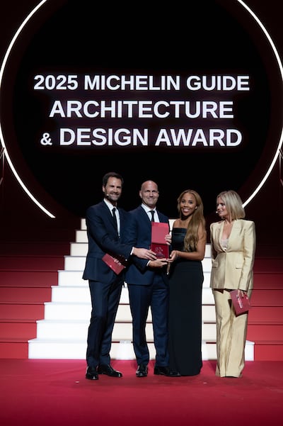 Atlantis The Royal won a special award for its architecture and design. Photo: Michelin Guide