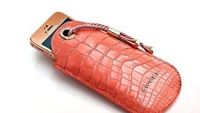 The purchase price includes the alligator-skin pouch. Courtesy Givori