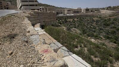 The site of a medical facility and an international school in Rawabi. Bashar Masri, a Palestinian-American developer, dreamed up Rawabi, or hills in Arabic, in 2007. But the construction of the city, located about 40 kilometres north of Jerusalem, has repeatedly stalled from political obstacles. Work only began in 2012.