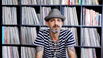 Vinyl lover Shadi Megallaa took a risk with The Flip Side that has paid off. Victor Besa for The National