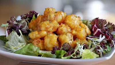 Rock shrimp tempura with creamy chilli and garlic sauce from Sho Cho. Courtesy Sho Cho