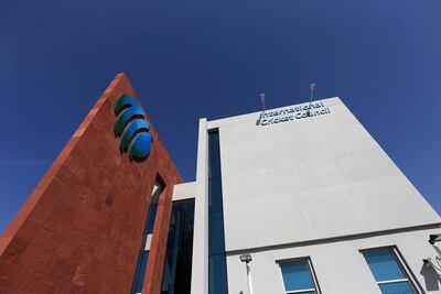 The ICC's Anti-Corruption Tribunal found Irfan Ansari guilty of breaching three counts of the anti-corruption code. Satish Kumar / The National