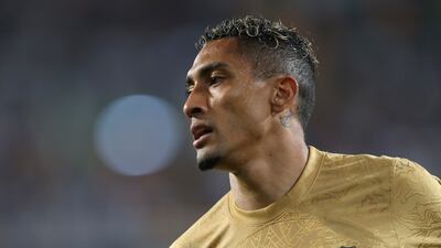 Barcelona's Raphinha earns £210,000 a week. AP