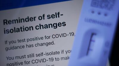 A positive lateral flow test result. PA