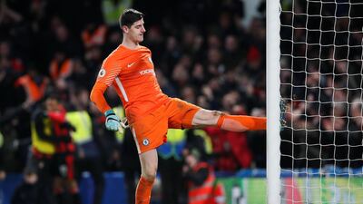 Thibaut Courtois was in goal for Chelsea's two most recent matches, successive defeats to Bournemouth and Watford. David Klein / Reuters