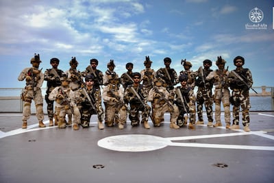 Saudi and Omani naval forces at the Peace Winds 2026 exercise. Photo: Saudi Ministry of Defence