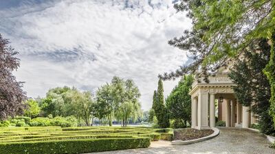 It was built by a family of flour tycoons, is on the market through Savills (and its UAE affiliate Core Savills) for an eye-watering €28 million (Dh114.6m). Courtesy 16elements Architekturfotografie via Savills International