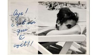 This image of Jocelyne peeking at the camera from a chaise longue is one of many in the exhibit Vies possibles et imaginaires (Possible and Imaginary Lives) which won the Grand Prize at the Festival Images in Vevey in 2012, and has just won the 2013 Discovery Award at the prestigious Rencontres d'Arles photography festival. Courtesy Yasmine Eid-Sabbagh and Rozenne Quéré / Images Festival