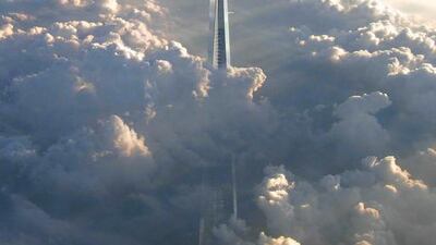 The observation deck at the Kingdom Tower is planned to be at 660m. Courtesy Jeddah Economic Company