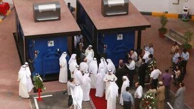 Dubai Municipality launches its underground waste containers project. Jeffrey E Biteng / The National