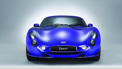 A hard-top version of the TVR Tuscan (1999-2006)
