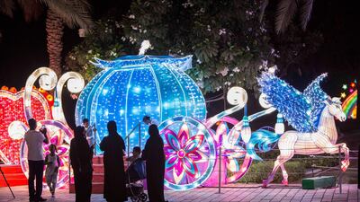 Just a casual carriage towed by a unicorn. Photo: Leslie Pableo / The National