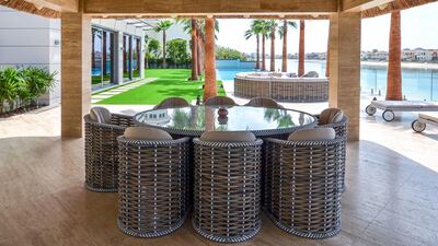 8: It features Palm-lined gardens, floor to ceiling windows for an ocean panorama and the latest technology including a Technogym Kinesis home gymnasium, Bose sound system and night vision security cameras.