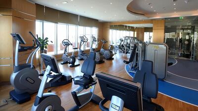 Residents of the Damac Maison can use the tower’s gym facilities. Satish Kumar / The National