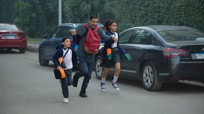 From packing lunch to the school run, Youssef faces a series of firsts. Photo: Netflix