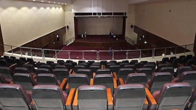The auditorium at the Pakistan Association Dubai, which opened on Sunday. Jeffrey E Biteng / The National
