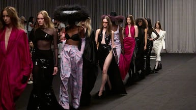 The Jozeph Diarbakerli label made its runway debut at Dubai Fashion Week. Photo: Dubai Fashion Week