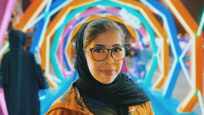 Fatima Al Hashimi's 'Square People' series developed from her love for cartoons and doodling. Courtesy Fatima Al Hashimi