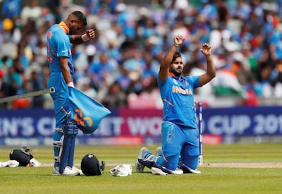 Hardik Pandya, left, and Rishabh Pant have yet to build their reputations as proper middle-order batsmen. Lee Smith / Reuters