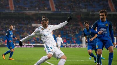In his first cameo since returning from injury, Gareth Bale set up both goals to secure Real Madrid's passage to the next round of the Copa del Rey. Denis Doyle/Getty Images