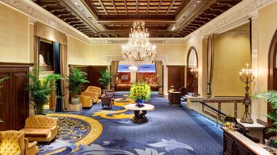 The Drake in Chicago will host voters on November 3. Courtesy Hilton