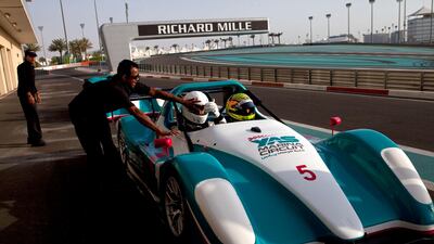 Most of the venue’s packages come with food and the circuit’s many team-building exercises include Hot Laps with an experienced driver, above. Christopher Pike / The National