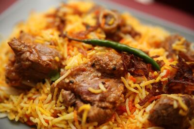 Chicken Zafrani biryani from Unforgettable Biryani, JLT