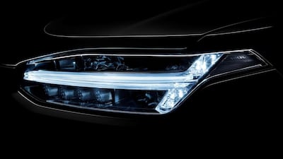 The design of the Volvo XC90’s headlamps is inspired by Thor’s hammer. Courtesy Volvo
