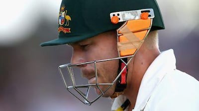 David Warner was booed even as he scored just five runs in the first innings of the Old Trafford Test. Ryan Pierse / Getty Images