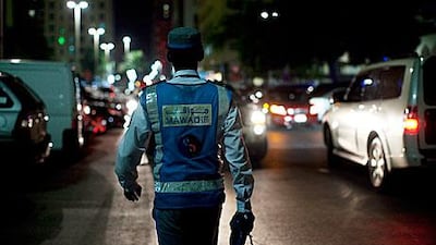 Mawaqif paid parking will now operate in East 19 area of Abu Dhabi. Christopher Pike / The National