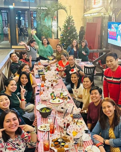 For Filipinos in the UAE, the prolonged Christmas season is marked by gatherings, parties, decorations and food. Photo: Annabelle Astill