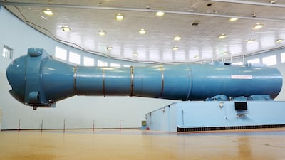 The centrifuge machine where the candidates will be spun at speed to experience high levels of G-force and prepare them for space missions. Courtesy Mohammed Bin Rashid Space Centre