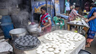 The Idli Market at Karungalpalayam in Erode district in Tamil Nadu. Courtesy Pradeep Chamaria