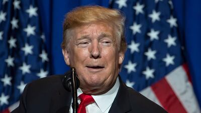 Mr Trump has made statements about his former national security adviser Michael Flynn via Twitter. EPA