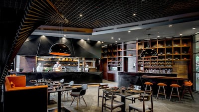 Smoking Doll's 'fashionable gloom' interior. Courtesy Smoking Doll