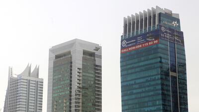 Jumeirah Lakes Towers: Q2 up 4%. Studio: Dh65-75,000. 1BR: Dh80-105,000. 2BR: Dh120-150,000. 3BR: Dh145-185,000. Q2 2013-Q2 2014 up 54%. Sarah Dea / The National