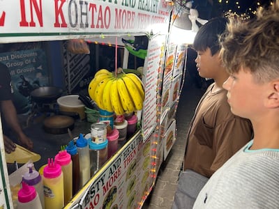 Delicious street food on Koh Tao. Photo: Christine Harding