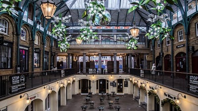 Covent Garden, Christmas 2020. Rob Greig for The National