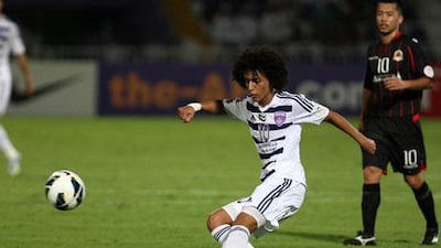 Omar Abdulrahman is not the only player with a mesmerising hair style. Pawan Singh / The National