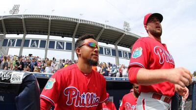 The Philadelphia Phillies are among the teams that have shedded veterans and stock-piled youngsters in a bid to build for the future. Justin K. Aller / Getty Images