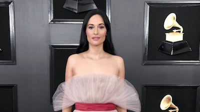 2019: Kacey Musgraves wows in Valentino at the 61st annual Grammy Awards. Getty Images