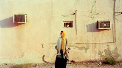 Original print of the portrait of Alia al Shamsi taken in Dubai, 2014 by Ammar Al Attar. Image courtesy of the artist.