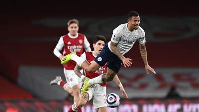 SUBSTITUTES: Gabriel Jesus (De Bruyne 63') 6 – Looked good and at led several Arsenal players a merry dance with his quick feet, culminating in a yellow card for Bellerin. Getty