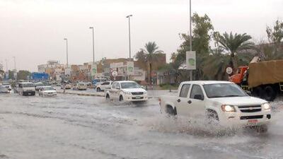 Madinat Zayed in the Western Region has experienced heavy rainfall. Wam