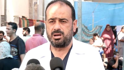 Muhammad Abu Salmiya, director of Al Shifa Hospital in Gaza city, and several other medical personnel have been arrested by Israeli forces. AFP