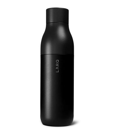 The Larq Bottle in Obsidian Black. Courtesy Larq