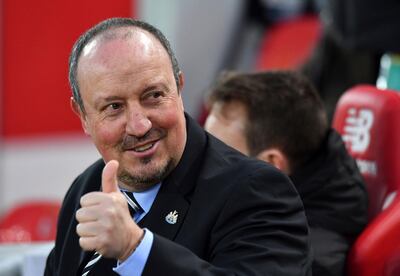 Newcastle United manager Rafael Benitez will be confident of three points against Huddersfield Town. Anthony Devlin / PA via AP