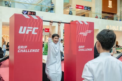 In the run-up to UFC 333 at Etihad Arena on Saturday, the world's leading MMA promotion is putting on two UFC Fan Experiences, including public workouts, meet-and-greets and live events. Photo: Ethara